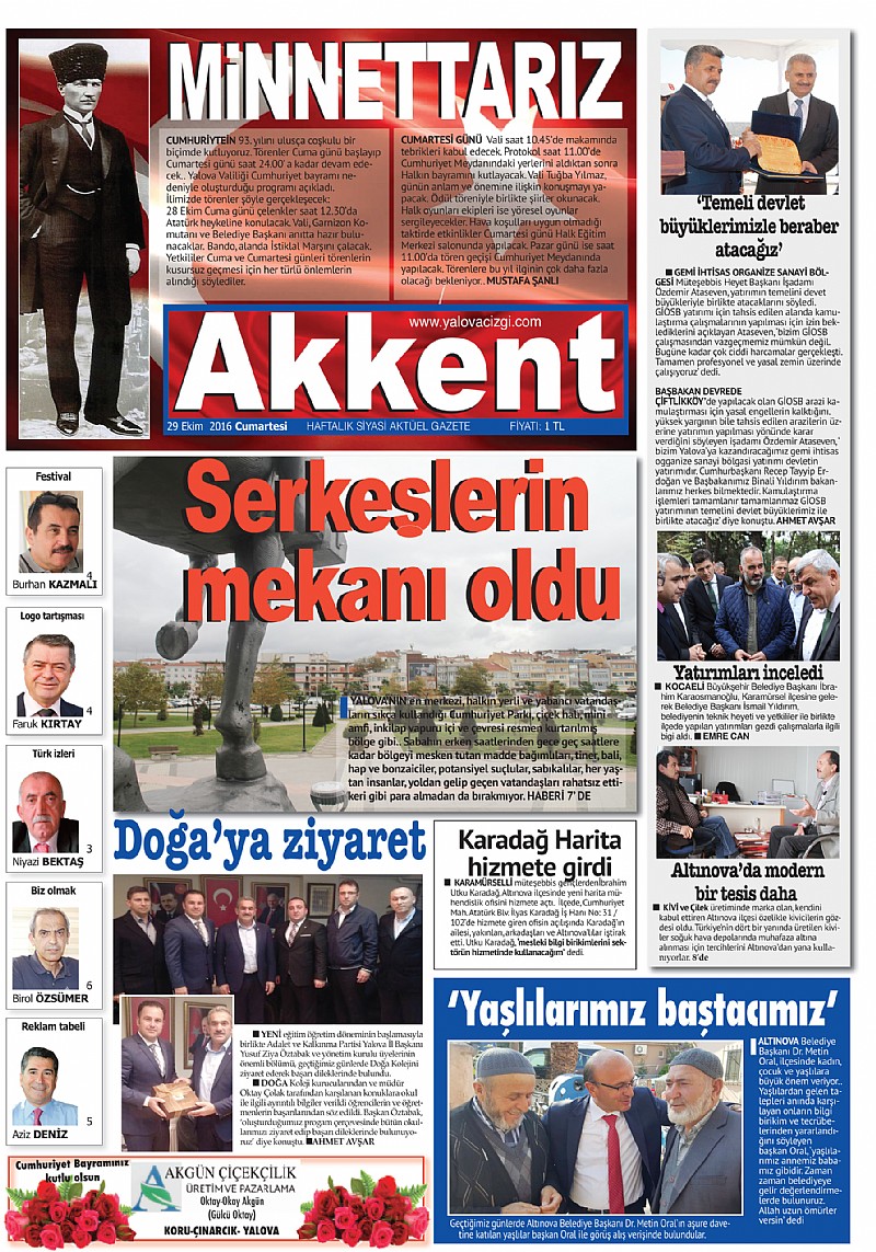 Yalova Akkent Gazetesi